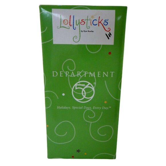 Lollisticks Red Handbag Stars Ornament #56-07685 By Kym Bowels Boxed Dept 56 NEW - Picture 3 of 4